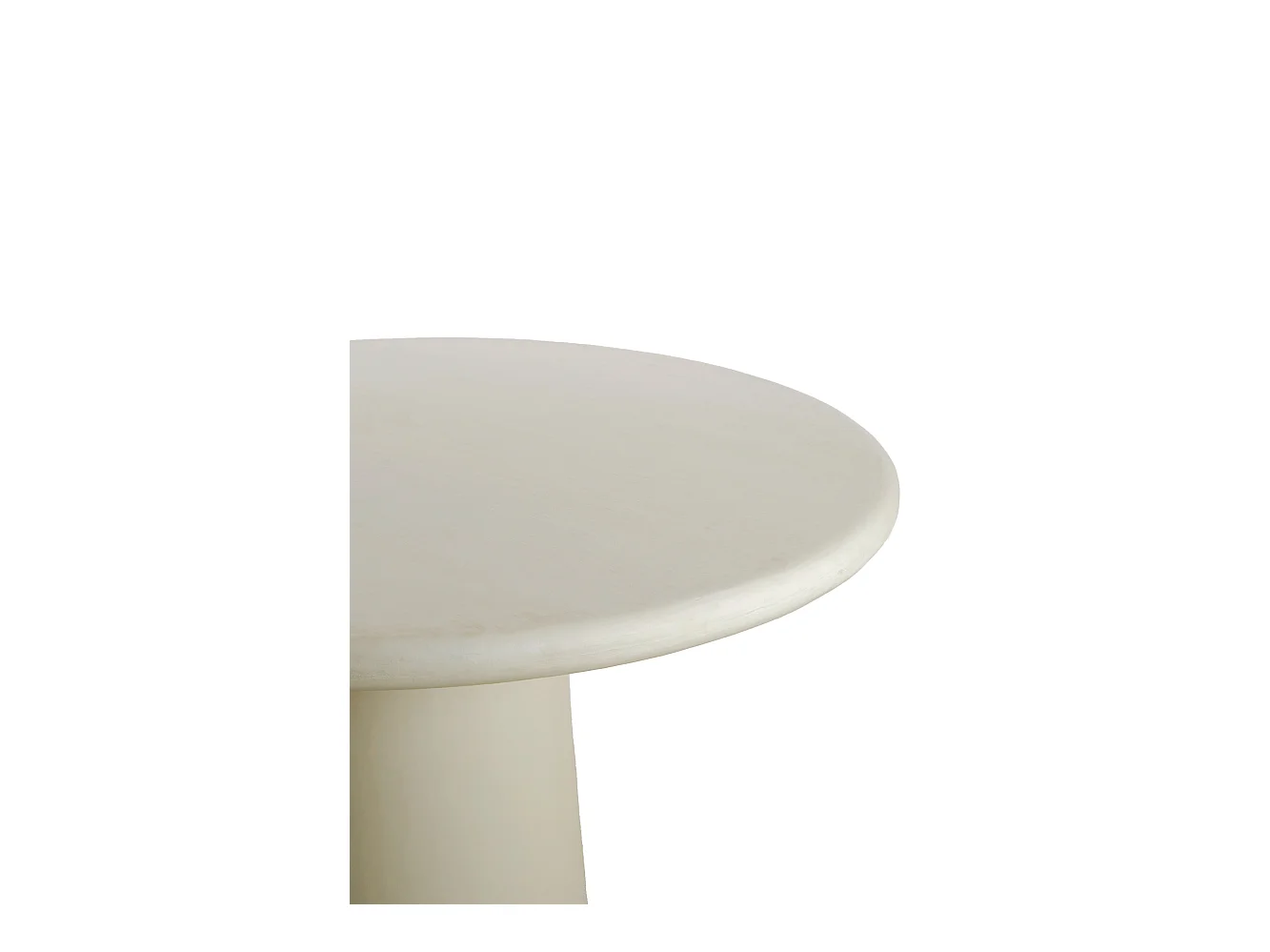 Table à manger KULONA - Ø140x76cm - Marron