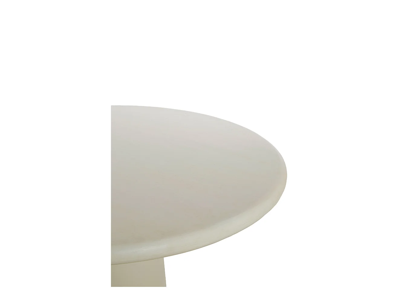 Table à manger KULONA - Ø140x76cm - Marron