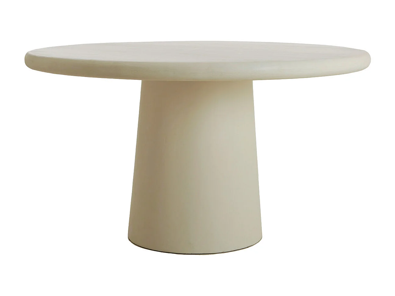 Table à manger KULONA - Ø140x76cm - Marron