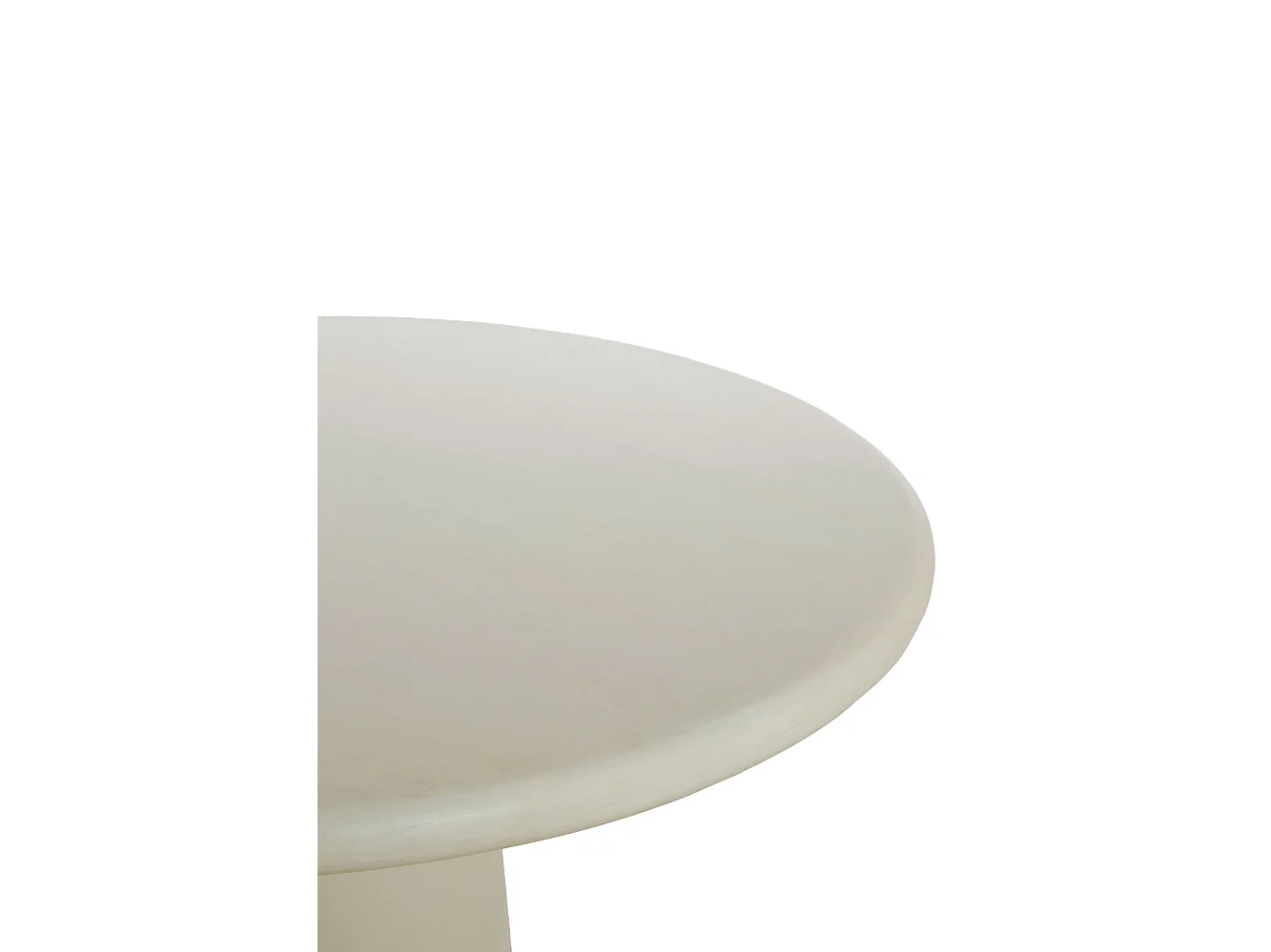 Table à manger KULONA - Ø140x76cm - Marron