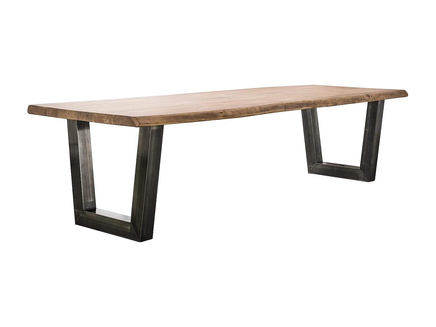 Eetkamertafel - Stam - Zwart RVS Onderstel - 300x100x77