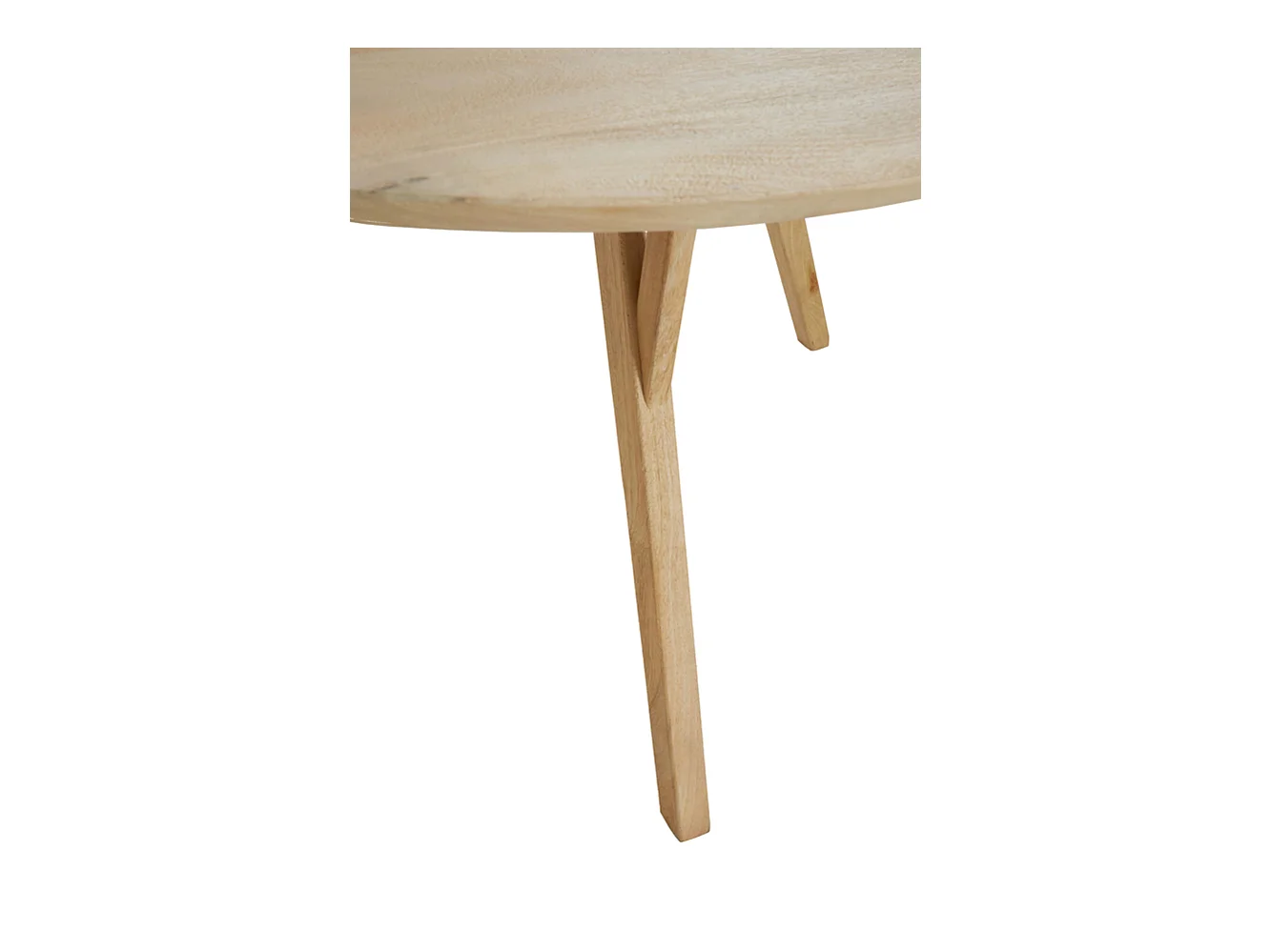 Table à manger QUENZA - Ø140x76cm - Marron