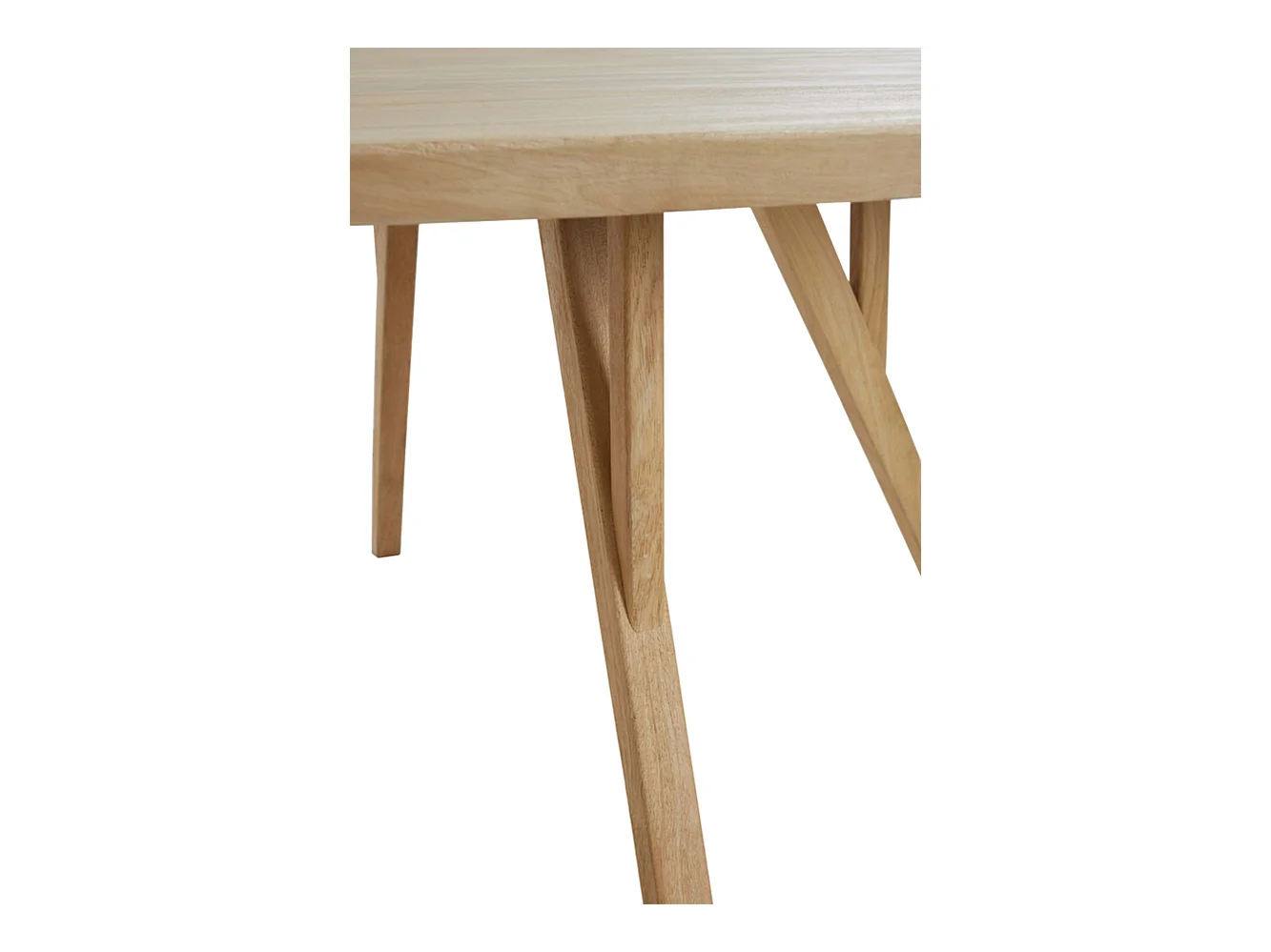 Table à manger QUENZA - Ø140x76cm - Marron