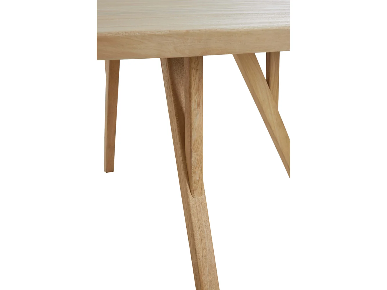 Table à manger QUENZA - Ø140x76cm - Marron