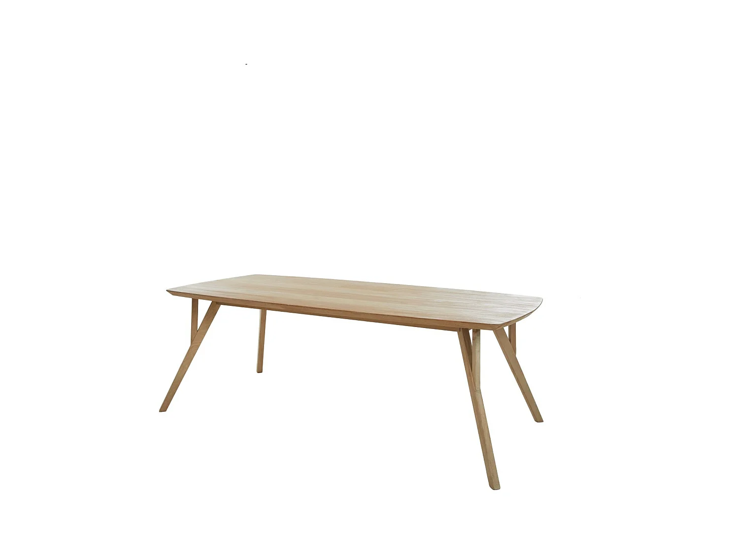 Table à manger QUENZA - 200x100x76cm - Marron