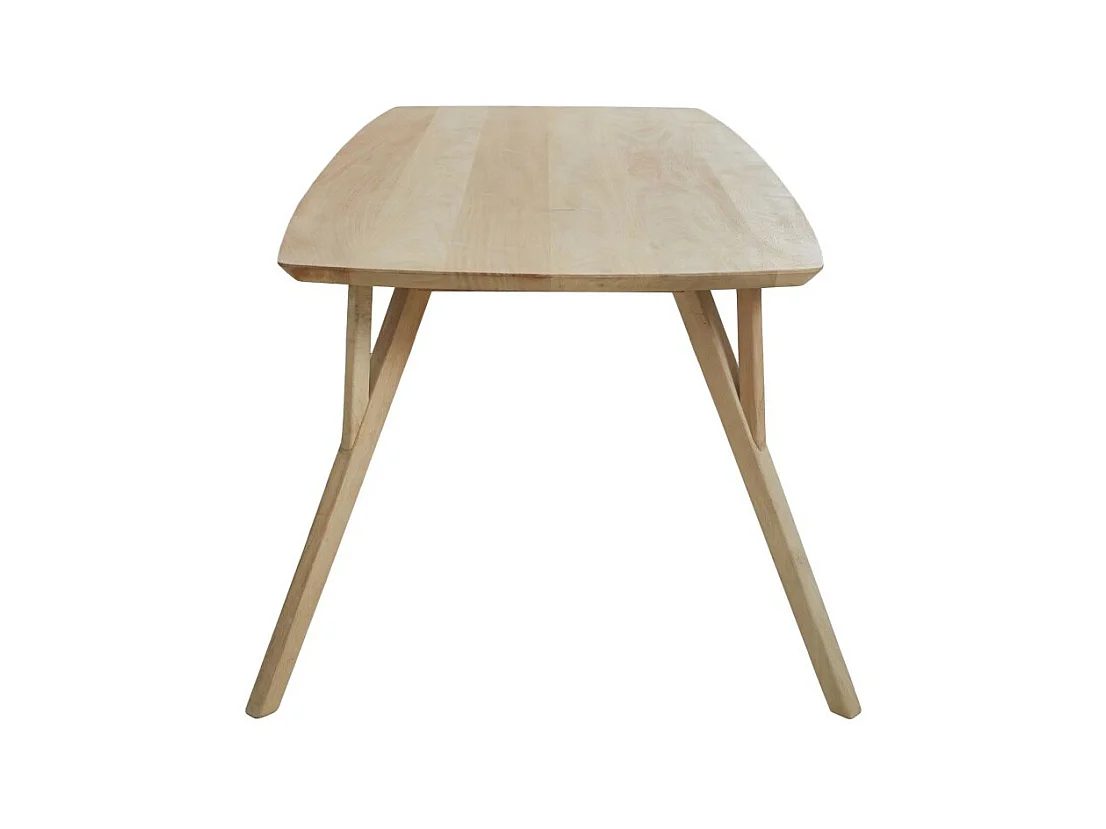 Table à manger QUENZA - 200x100x76cm - Marron