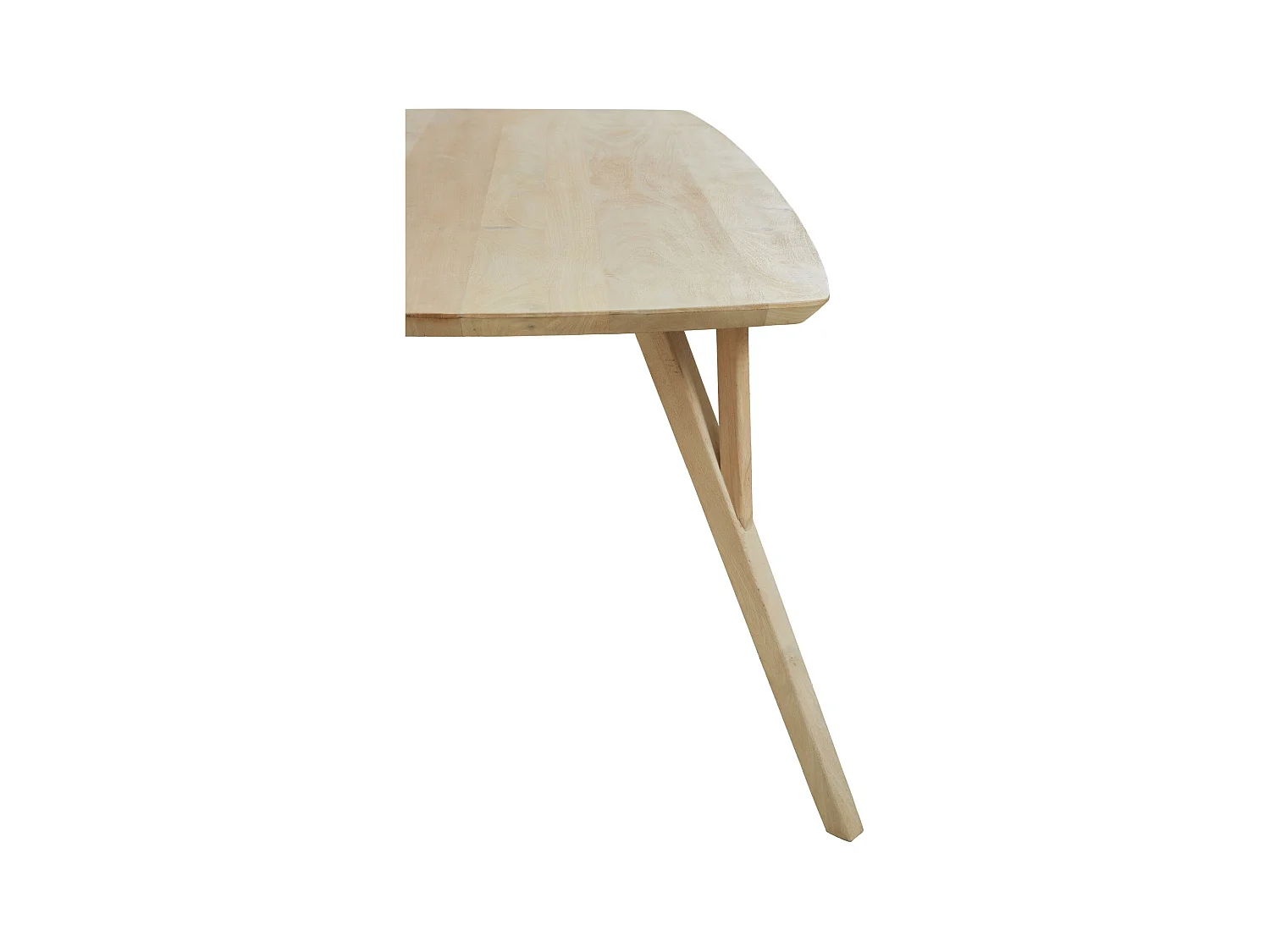 Table à manger QUENZA - 200x100x76cm - Marron