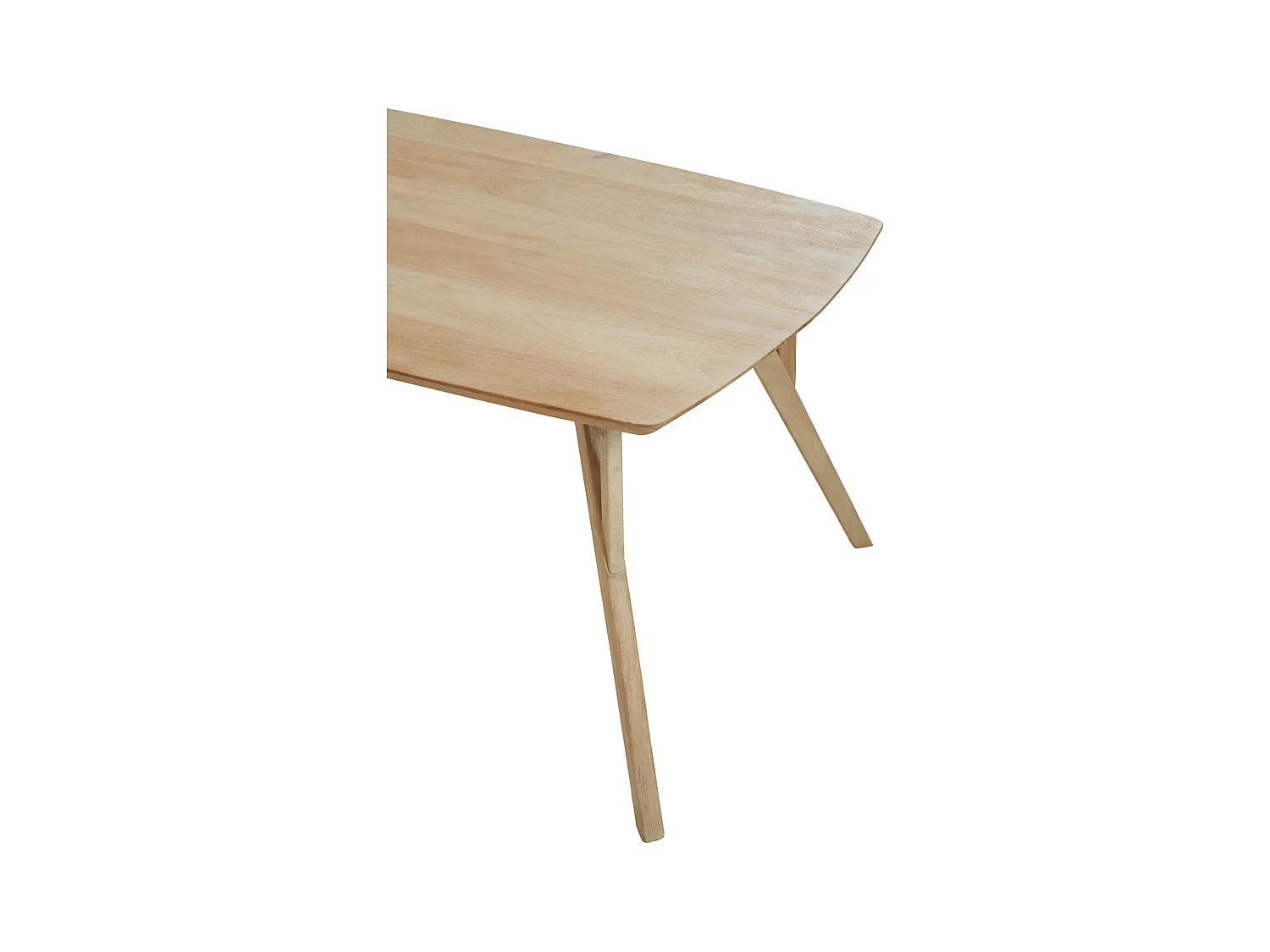 Table à manger QUENZA - 200x100x76cm - Marron