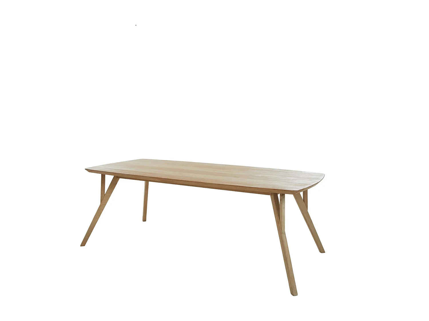 Table à manger QUENZA - 200x100x76cm - Marron