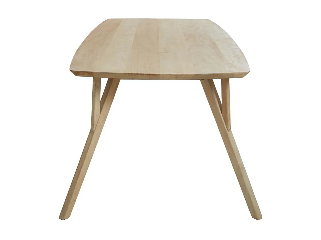 Table à manger QUENZA - 200x100x76cm - Marron