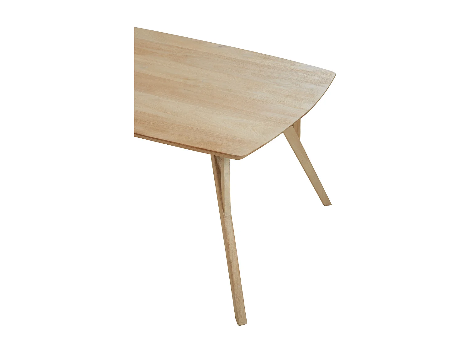 Table à manger QUENZA - 200x100x76cm - Marron