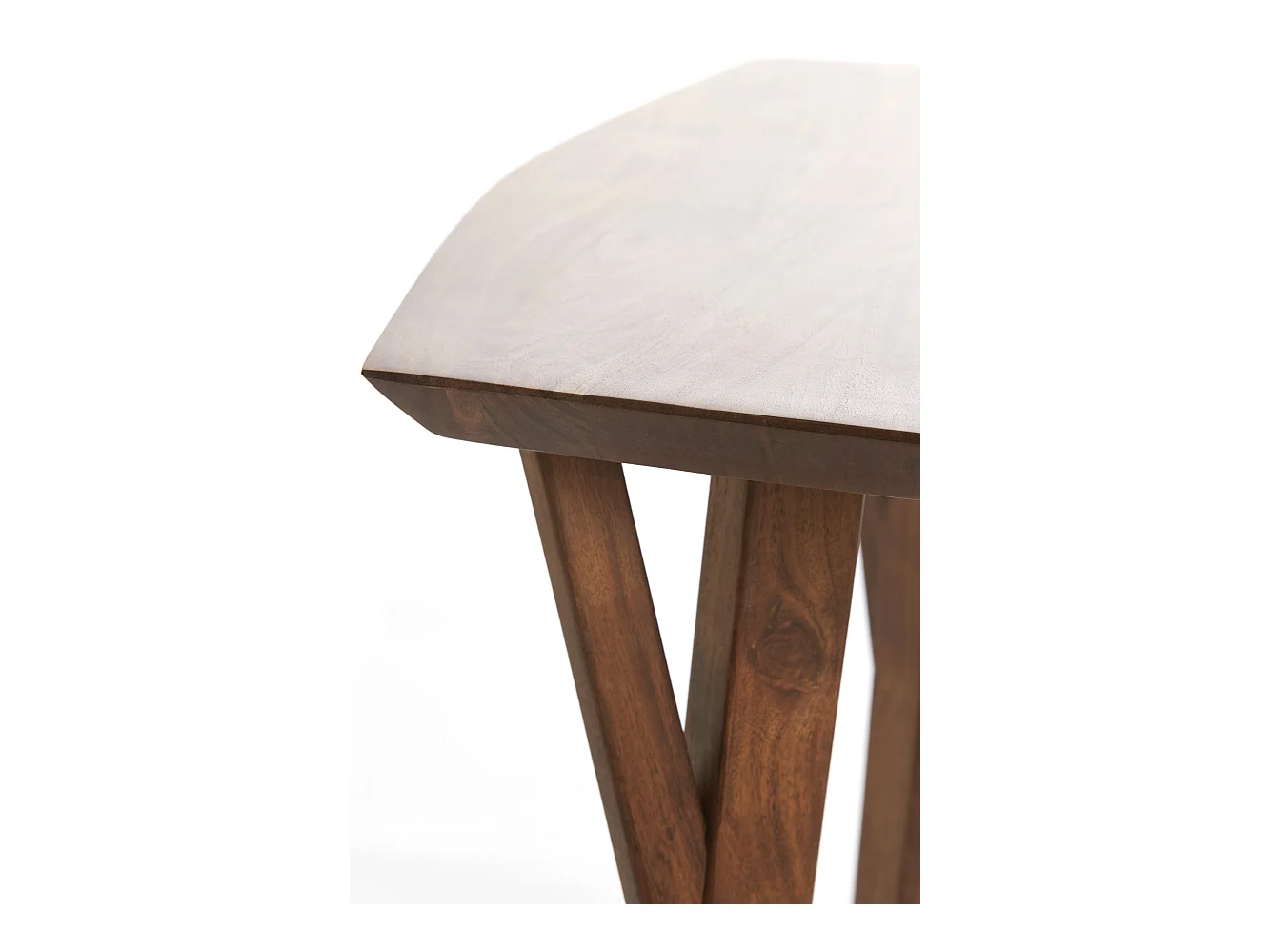 Table à manger QUENZA - Ø85x78cm - Marron