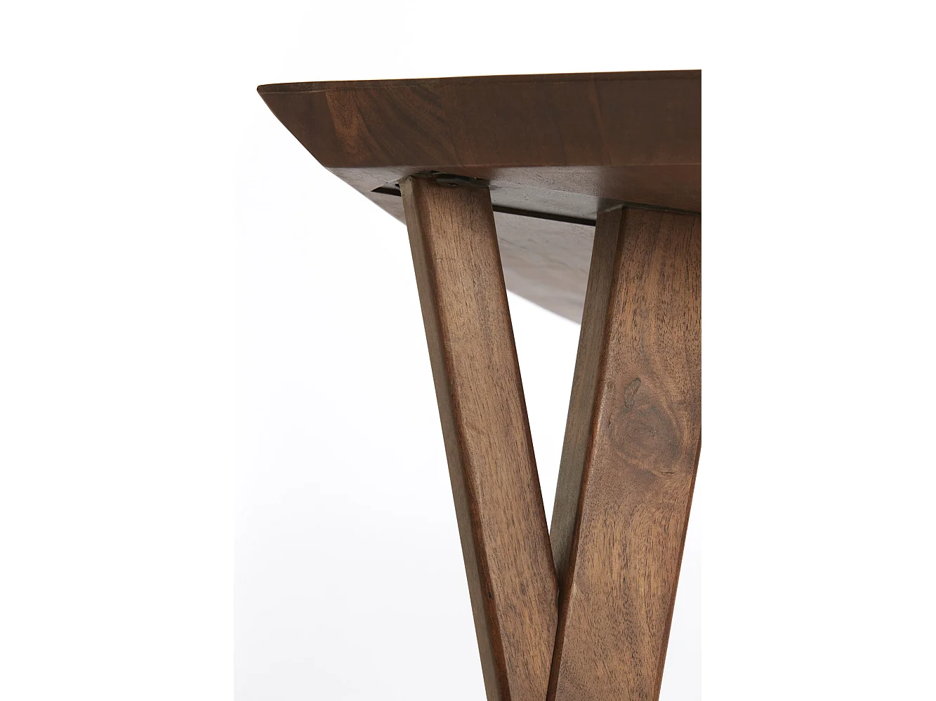 Table à manger QUENZA - Ø85x78cm - Marron