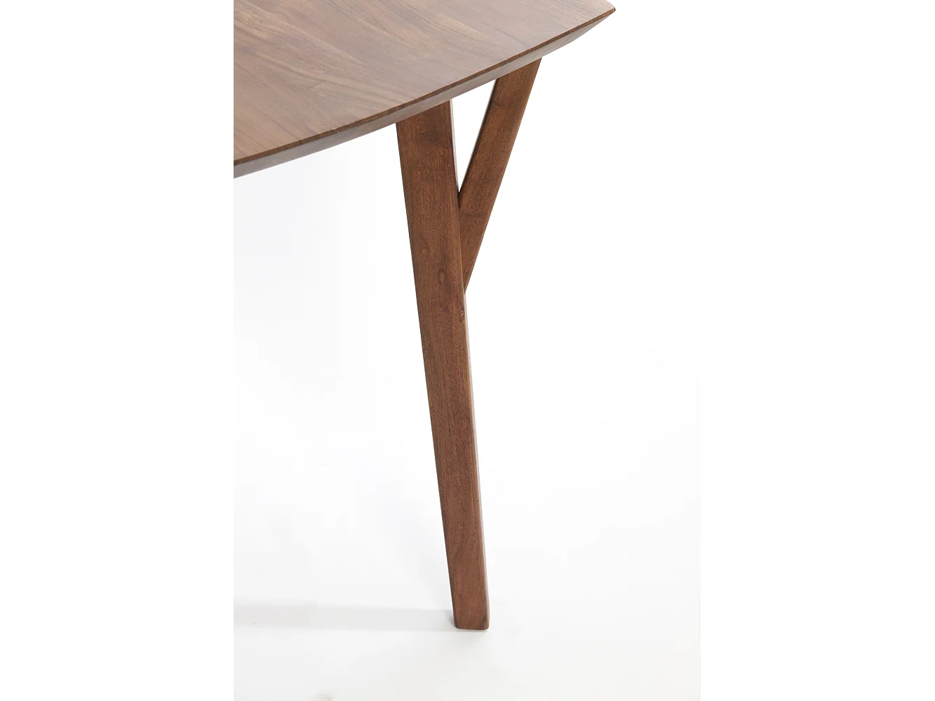Table à manger QUENZA - Ø85x78cm - Marron