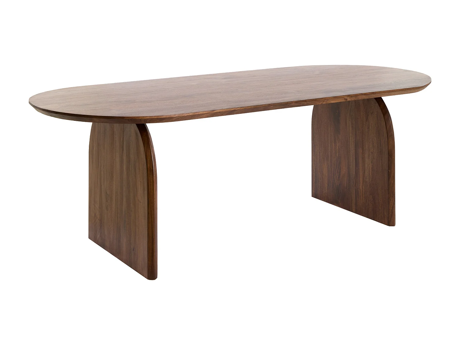 Table à manger INDORE - 220x100x75cm - Marron