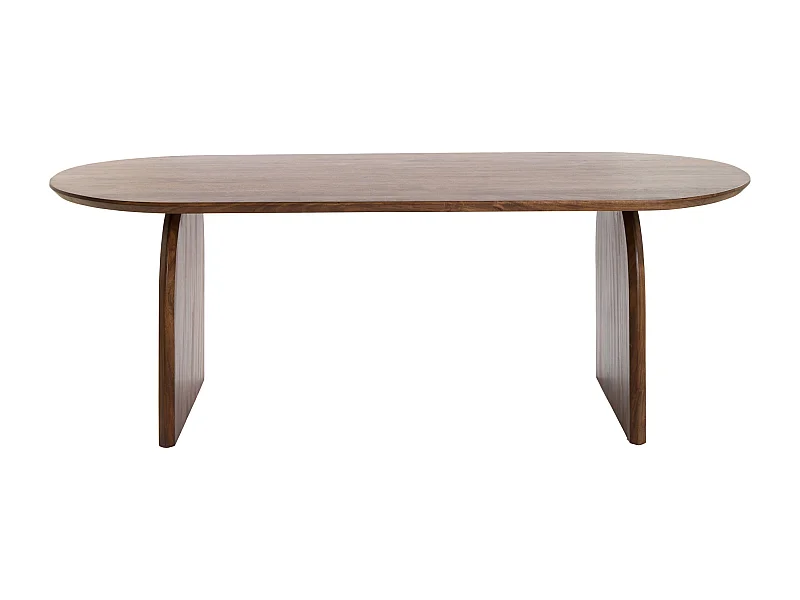 Eettafel INDORE - 220x100x75cm - Bruin