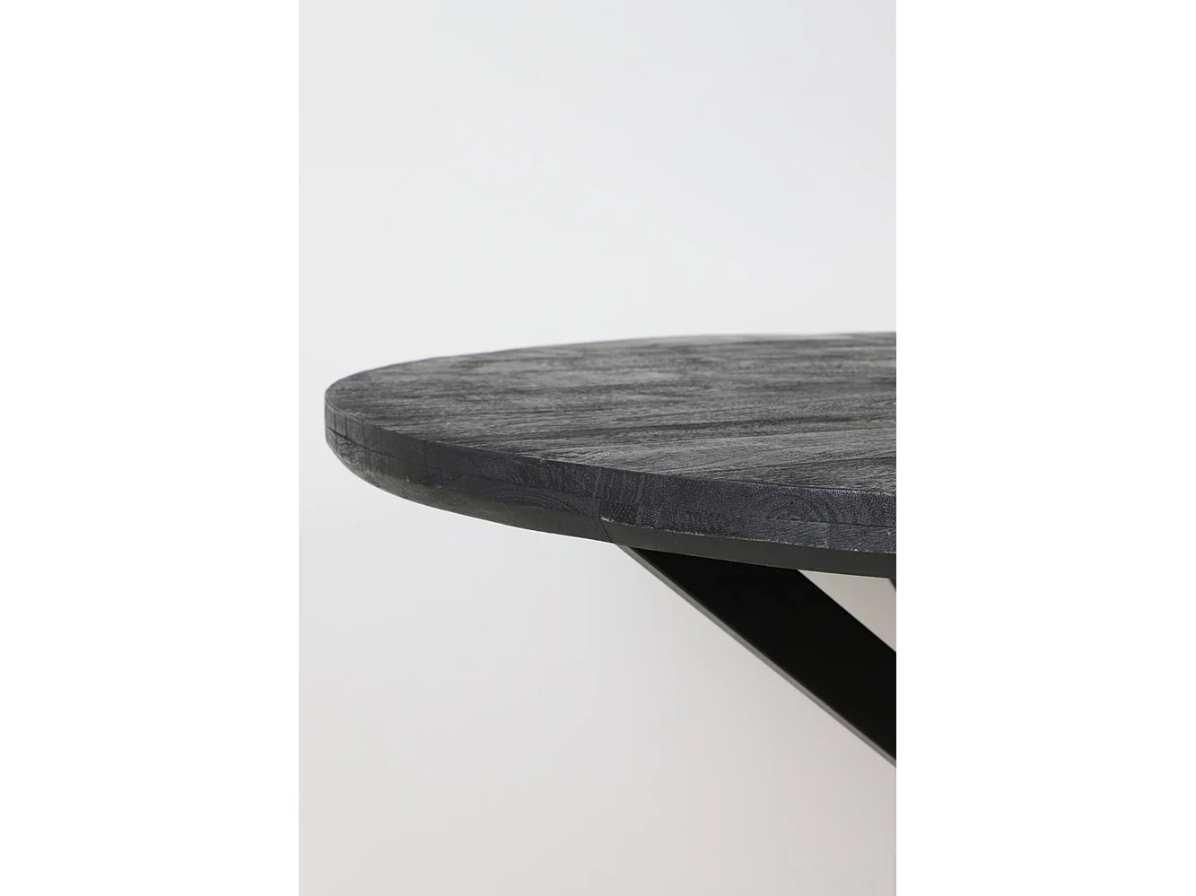 Eettafel YELLOV - Ø140x76cm - Zwart