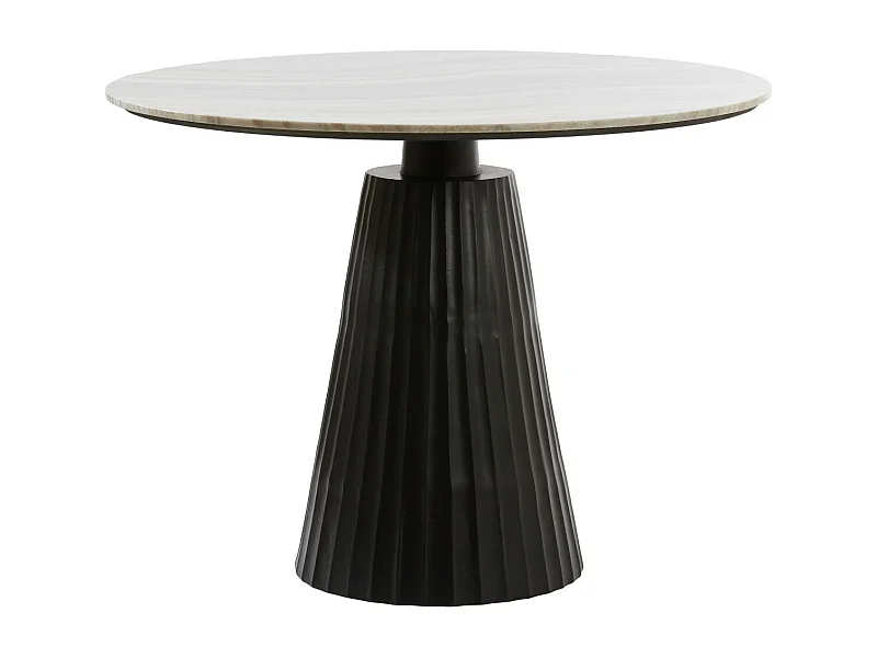 Esstisch RIANNE - Ø100x75cm - Braun