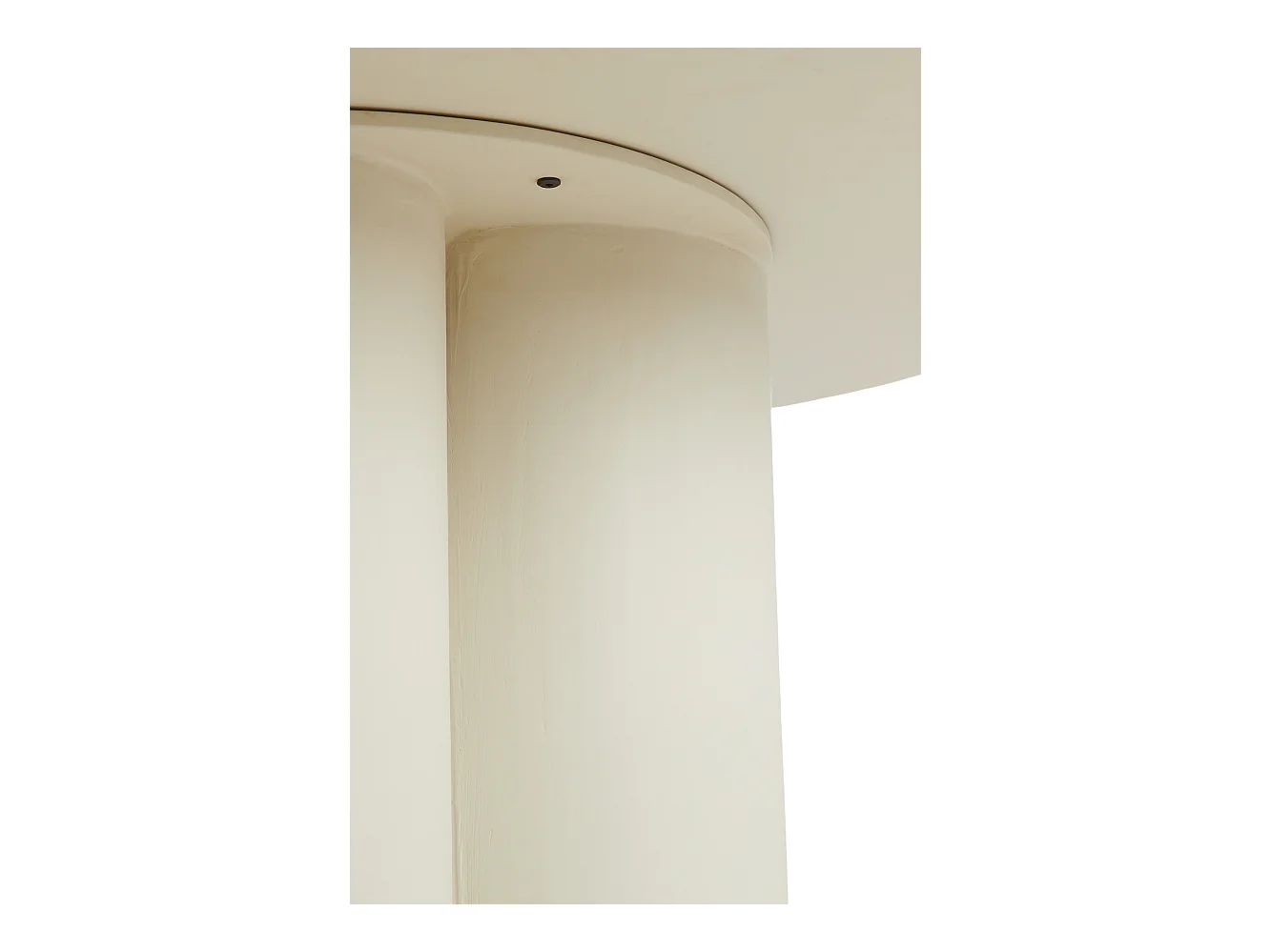 Table à manger MIZUHO - Ø130x78cm - Blanc