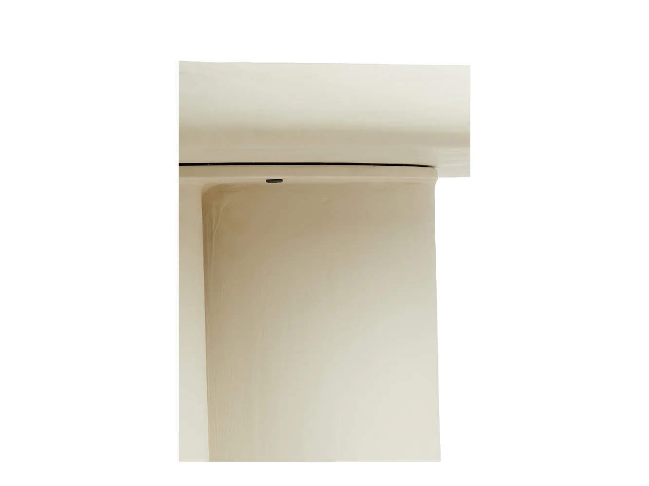 Table à manger MIZUHO - Ø130x78cm - Blanc