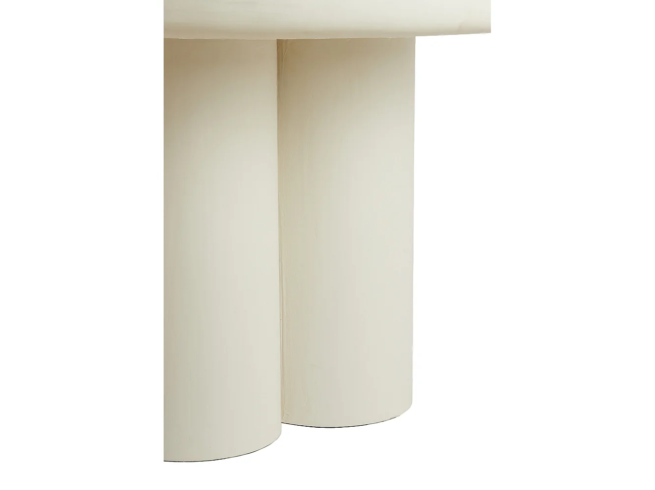 Table à manger MIZUHO - Ø130x78cm - Blanc