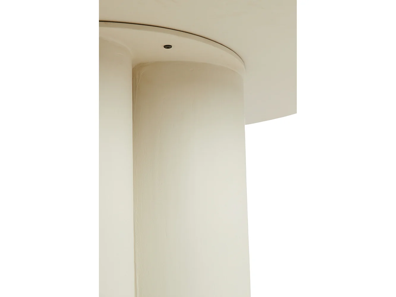 Table à manger MIZUHO - Ø130x78cm - Blanc