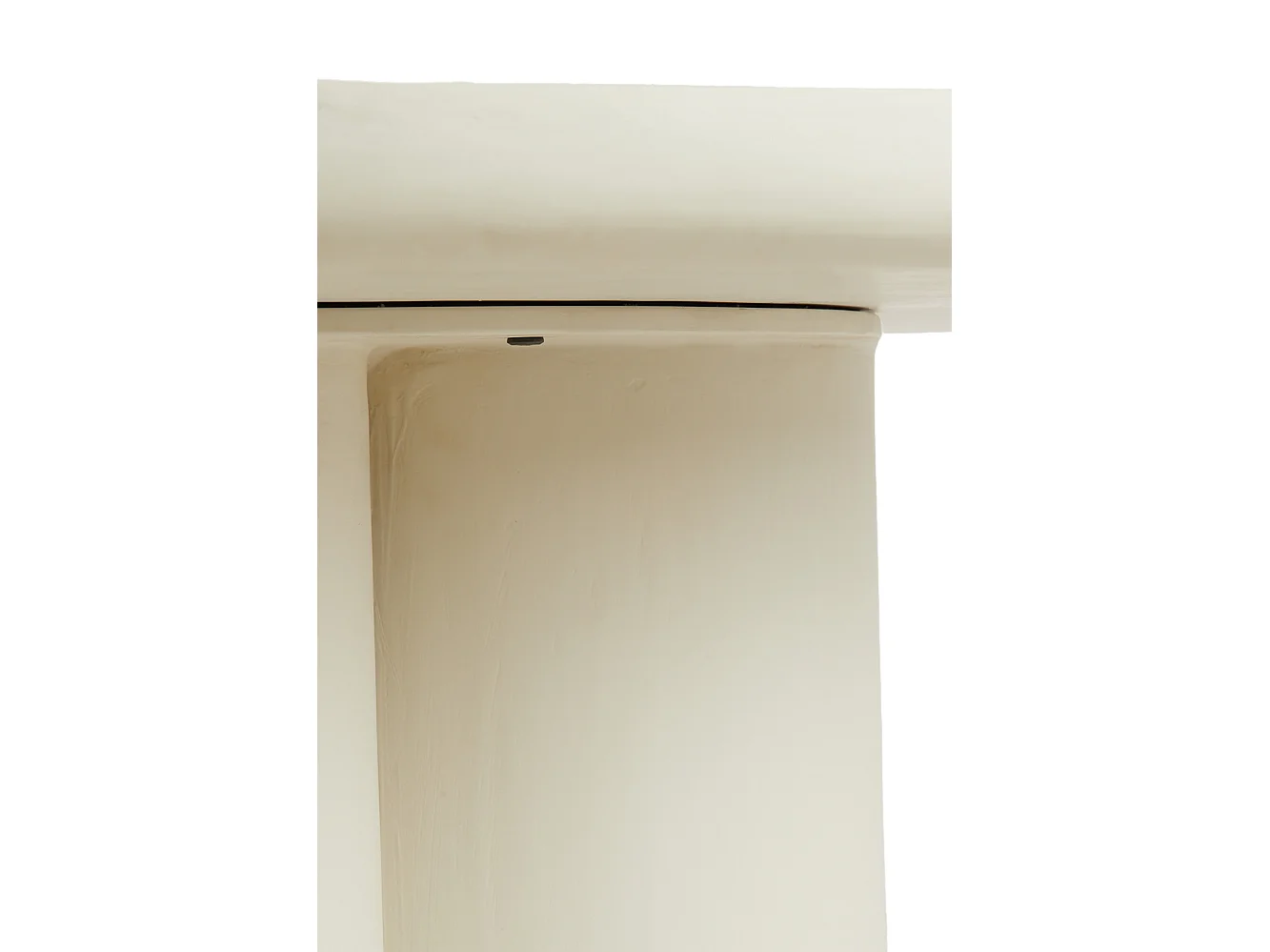 Table à manger MIZUHO - Ø130x78cm - Blanc