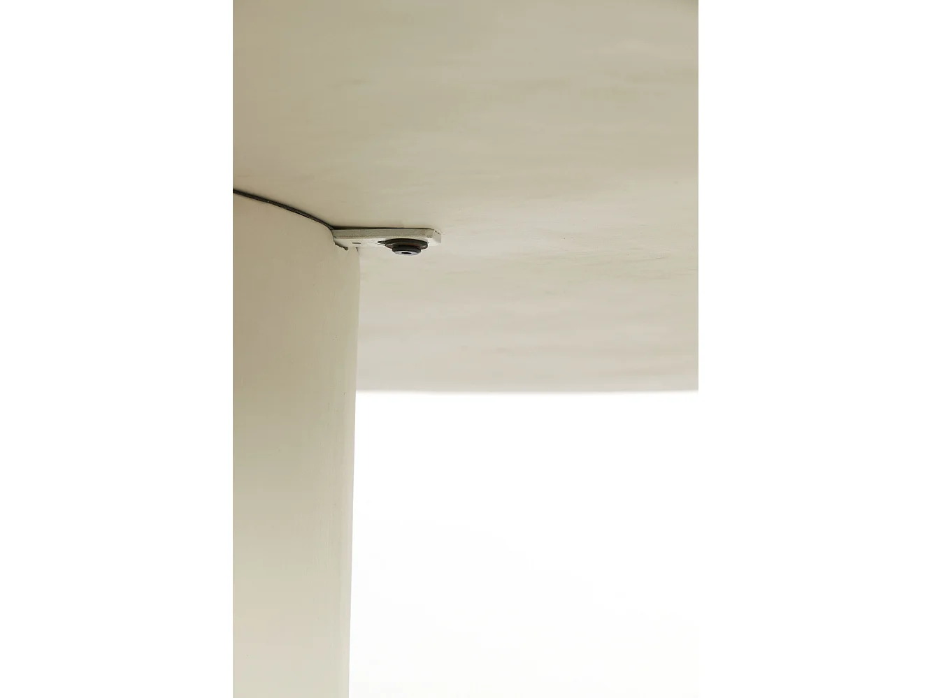 Table à manger KULONA - Ø140x76cm - Blanc