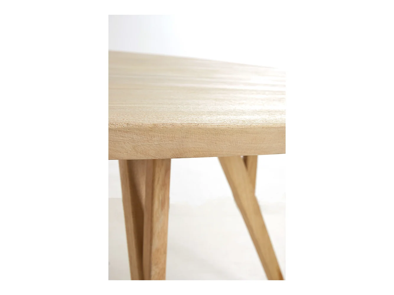 Table à manger QUENZA - Ø120x76cm - Marron