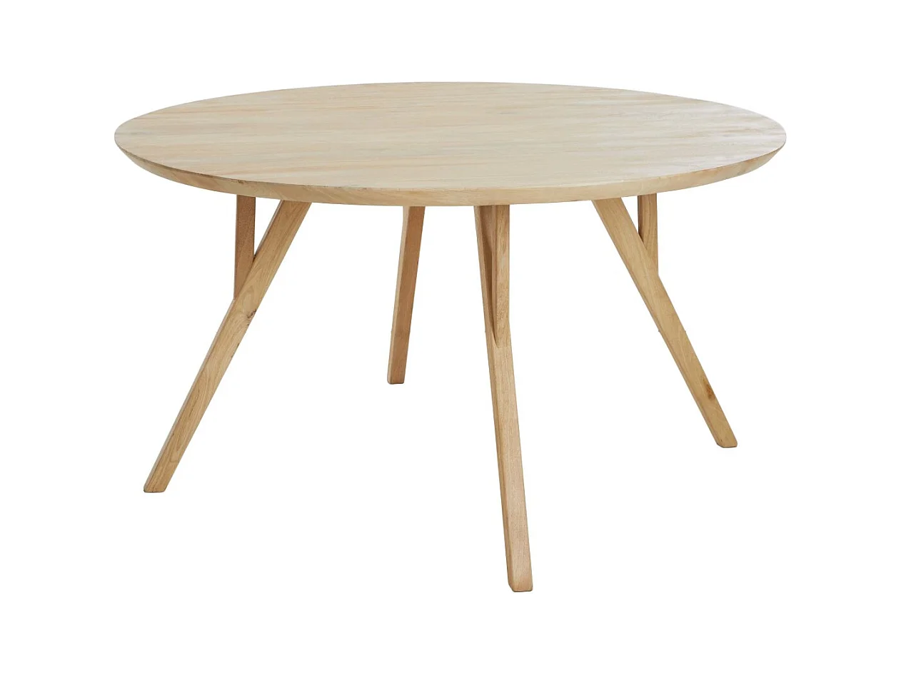 Eettafel QUENZA - Ø120x76cm - Bruin