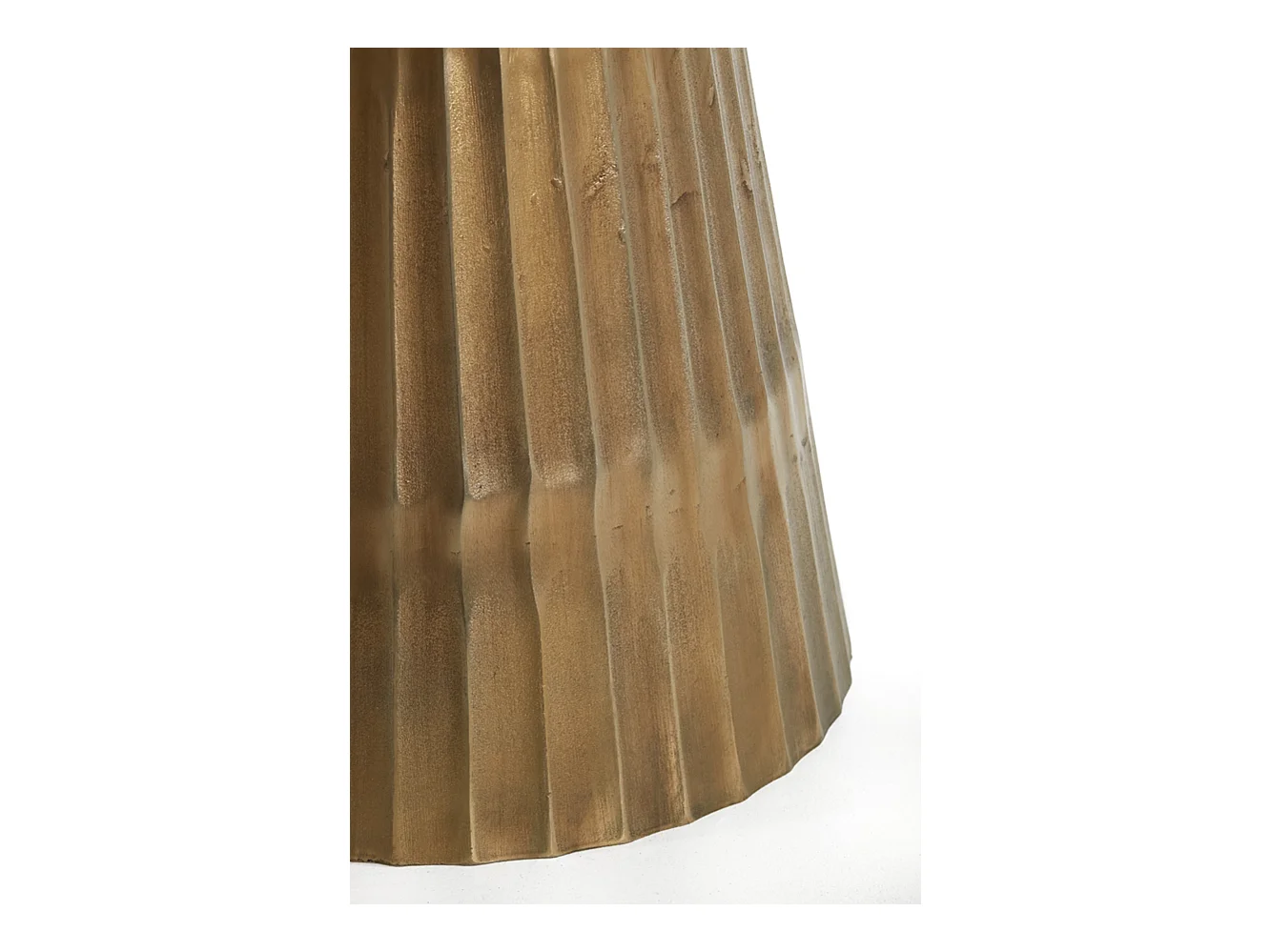 Tafel LEYDA - Ø100x78cm - Wit