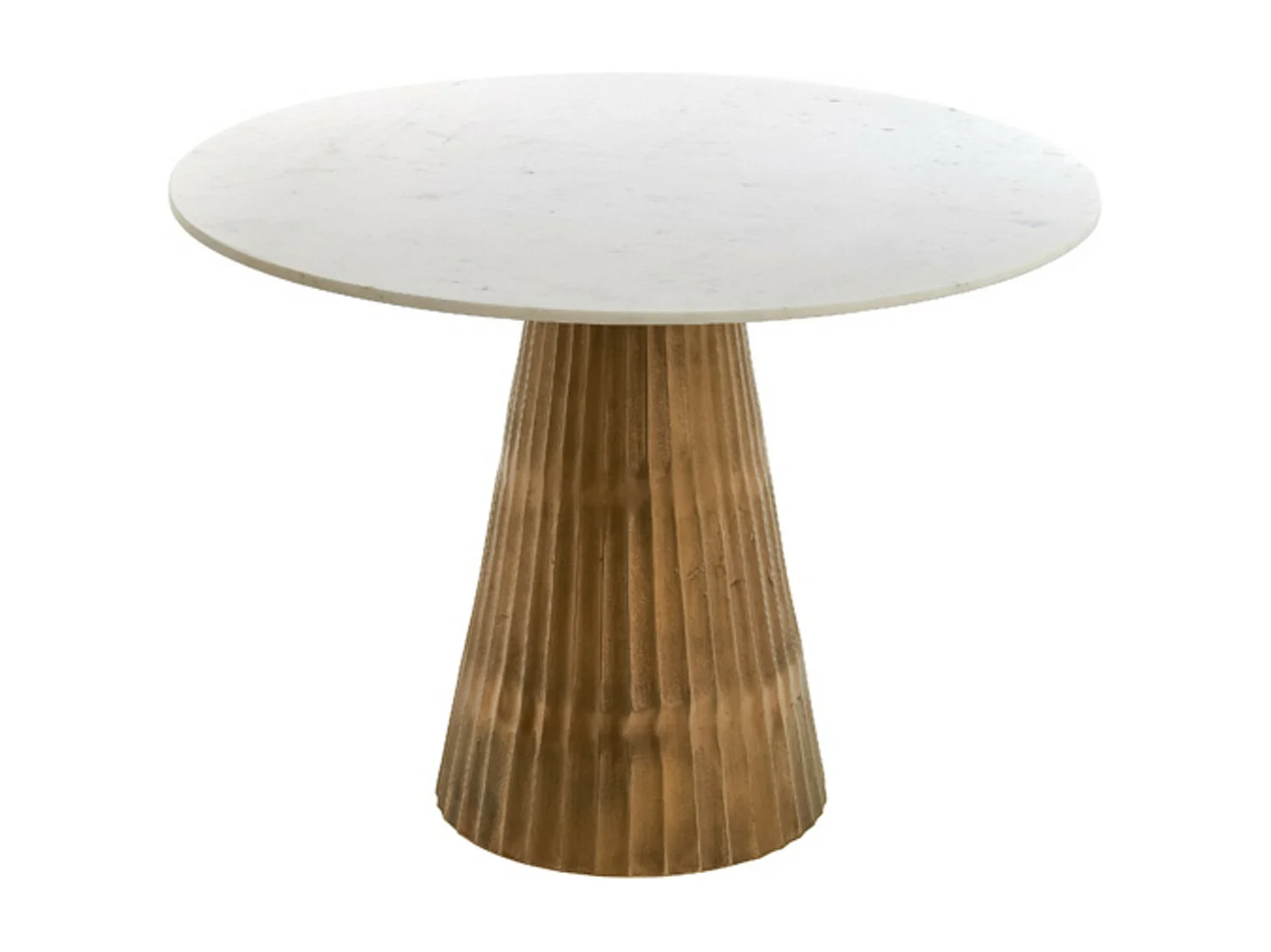 Table LEYDA - Ø100x78cm - Blanc