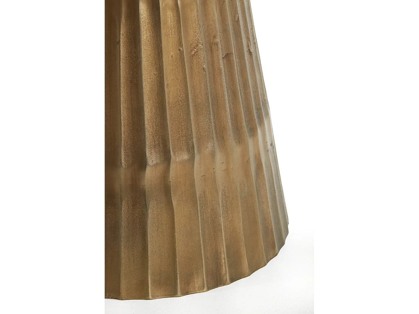 Table LEYDA - Ø100x78cm - Blanc