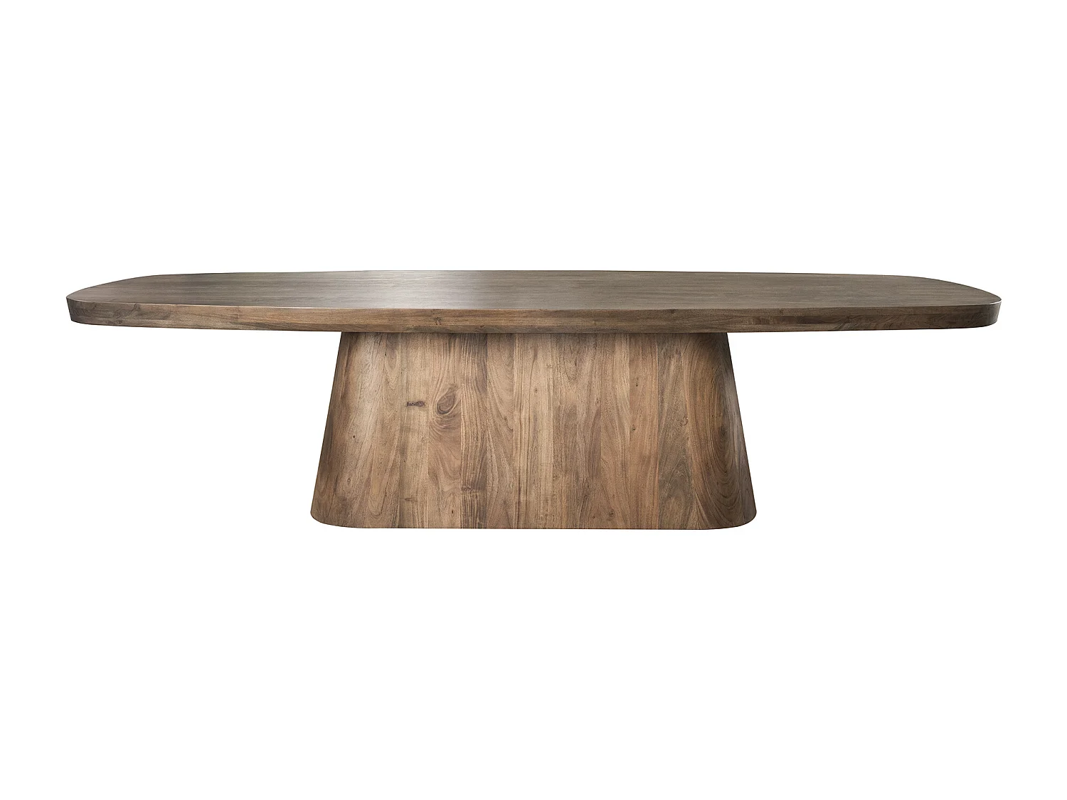 Esstisch 300 Arcadia Oval - Massiv Akazie Drift Brown