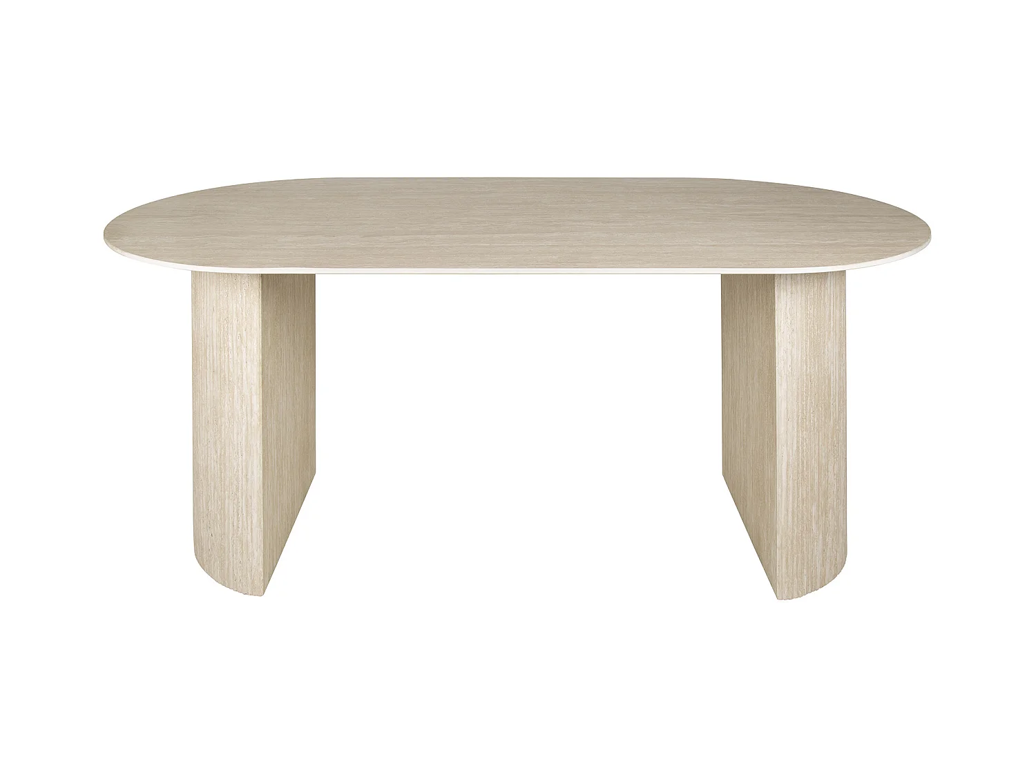 Eetkamertafel 180 Arch - Travertin look