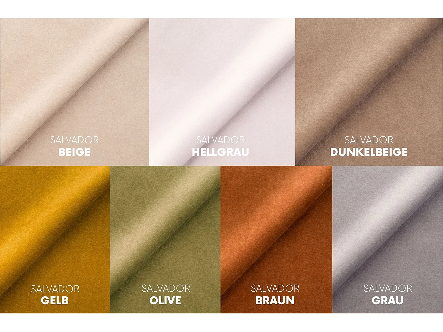 Canapé d'angle en L, Sofa Grand modulable en tissu Salvador Olive Droite