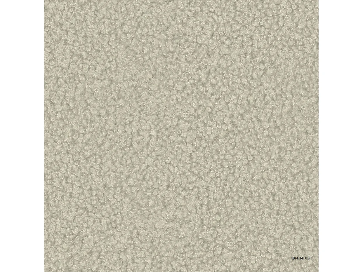 Canapé d'angle, canapé en L design Modena tissu pur source beige gauche