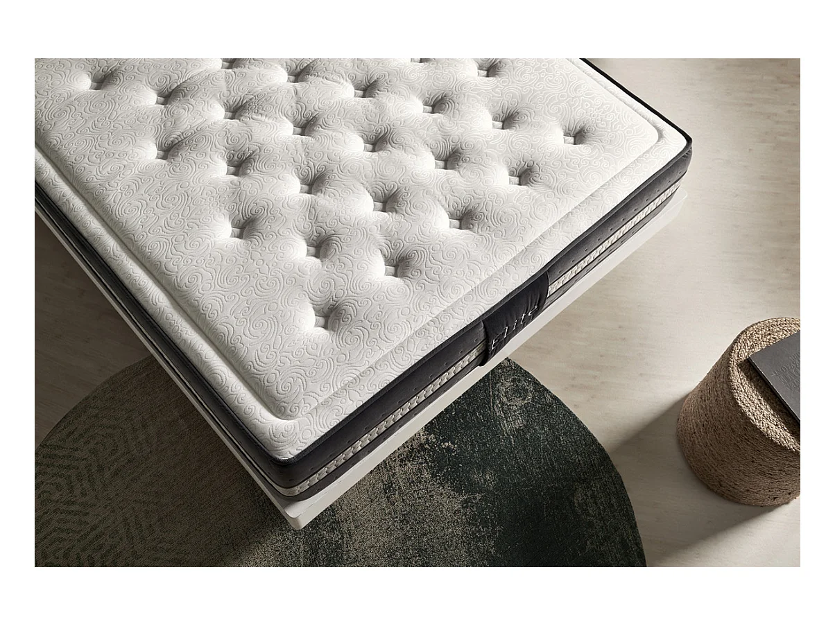 Matelas Ressorts ensachés Elite Wellness 30cm 120x190 cm