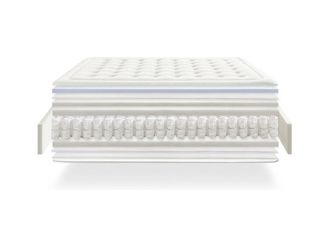 Matelas à ressorts ensachés NATUR Premium Visco NATUR Premium Visco 30cm 160x190 cm