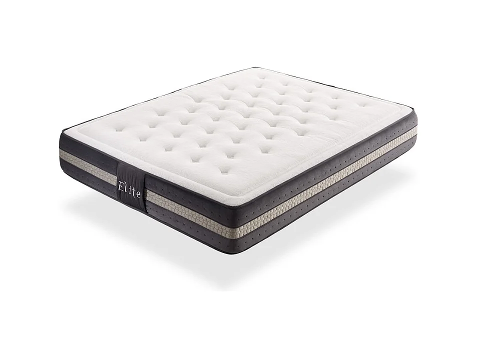 Matelas Ressorts ensachés Elite Wellness 30cm 160x190 cm