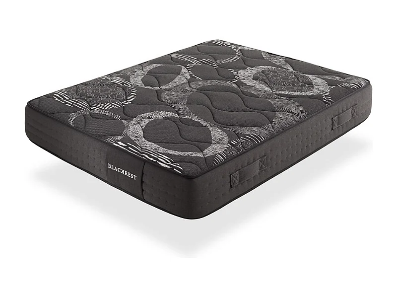 Matelas Ressorts Ensacados Blackrest Visco Hybrid 160x190 cm