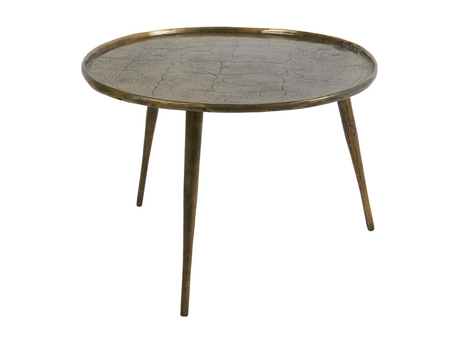 Table d'appoint BABINA - Ø59x41cm - Bronze
