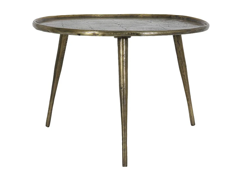 Table d'appoint BABINA - Ø59x41cm - Bronze