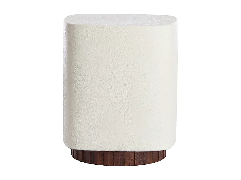 Table d'appoint SEDDON - 37x34x45cm - Blanc