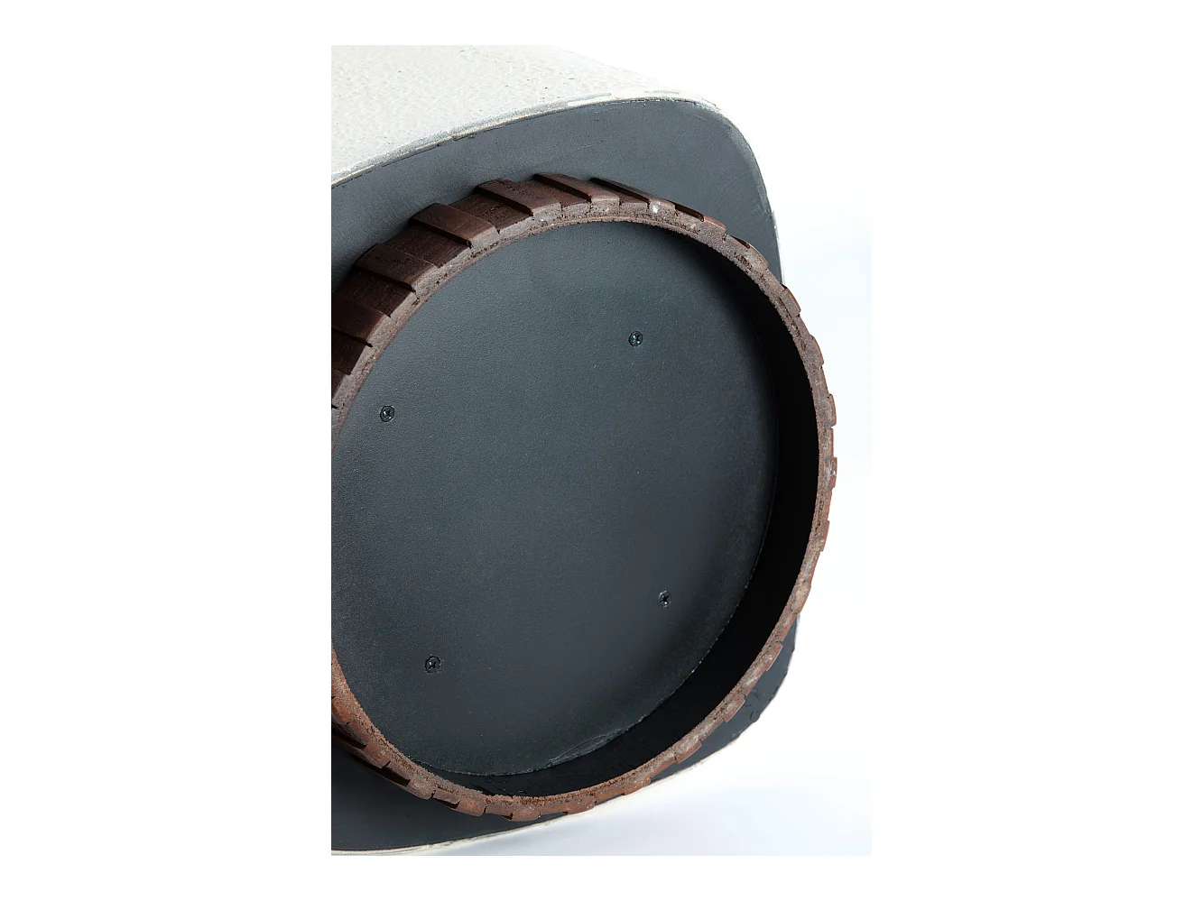 Table d'appoint SEDDON - 37x34x45cm - Blanc