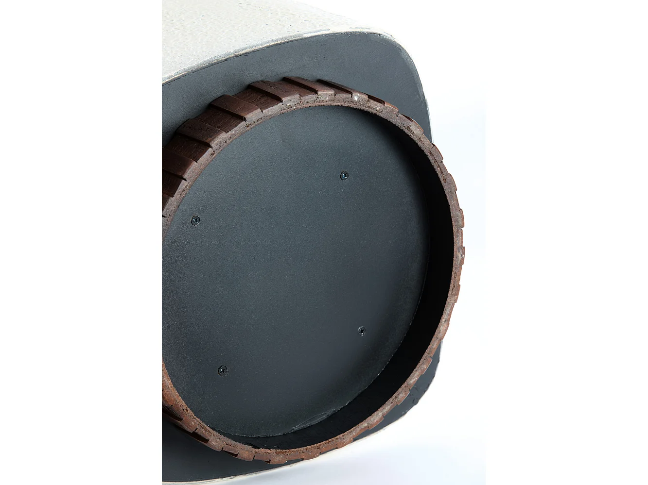 Table d'appoint SEDDON - 37x34x45cm - Blanc