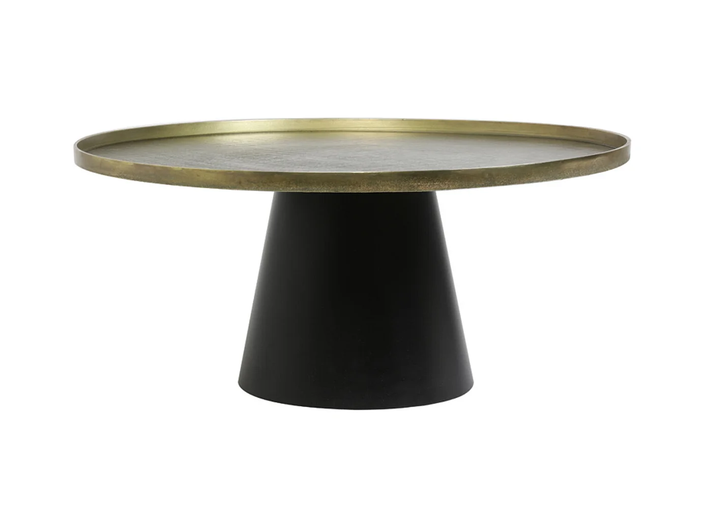 Couchtisch POPETA - Ø75x35cm - Bronze