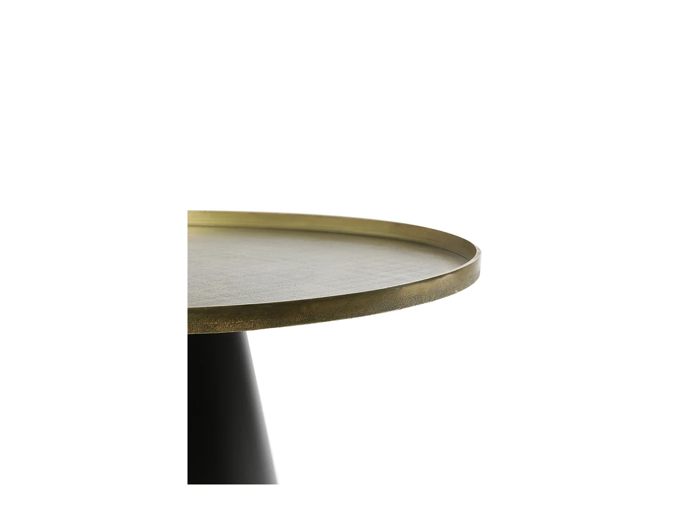 Couchtisch POPETA - Ø75x35cm - Bronze