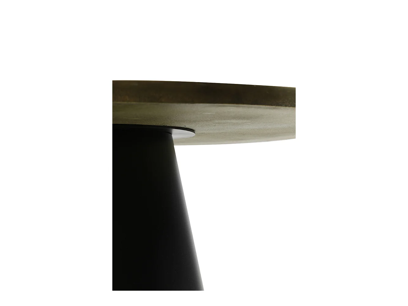 Couchtisch POPETA - Ø75x35cm - Bronze