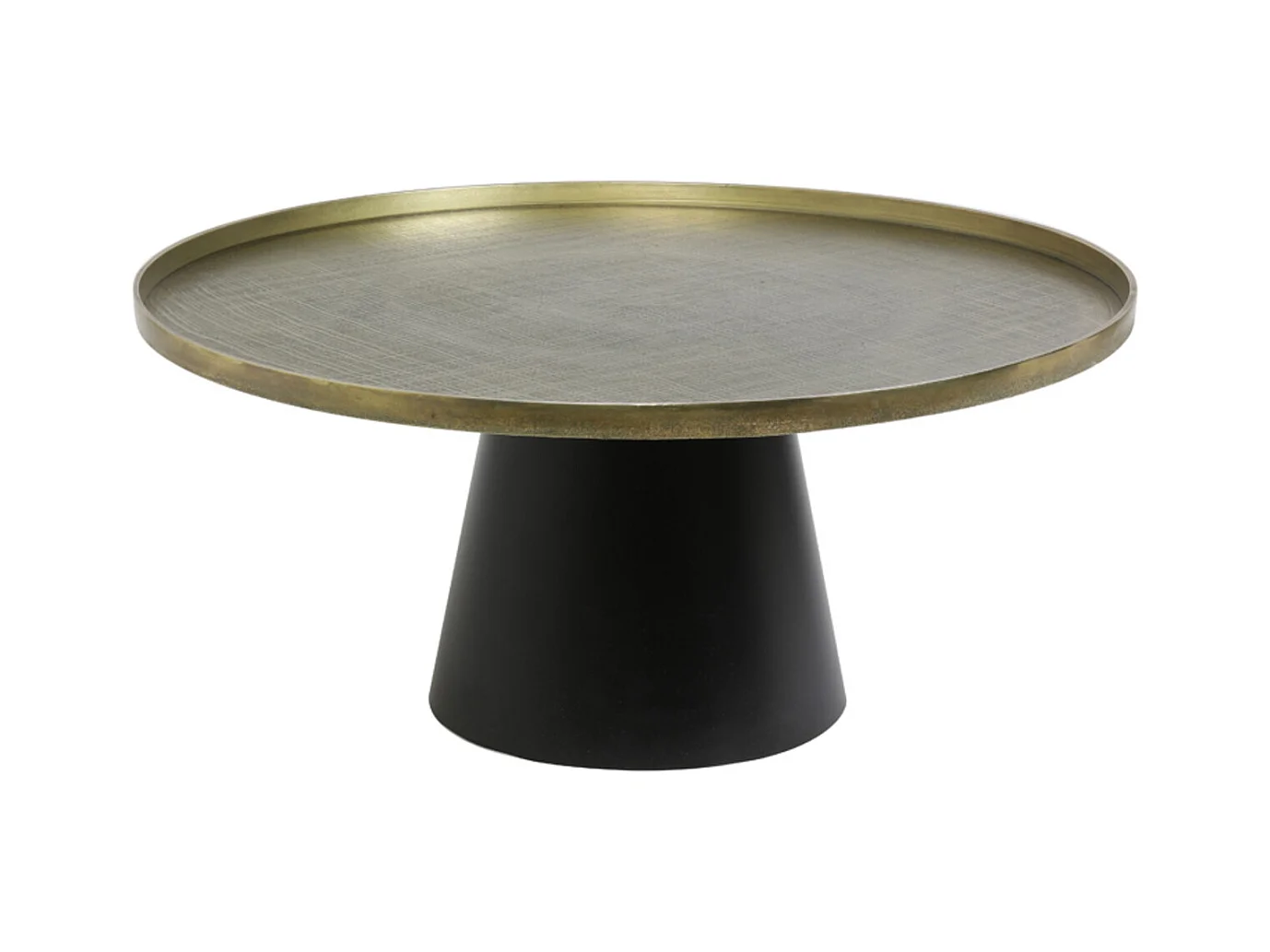 Table basse POPETA - Ø75x35cm - Bronze
